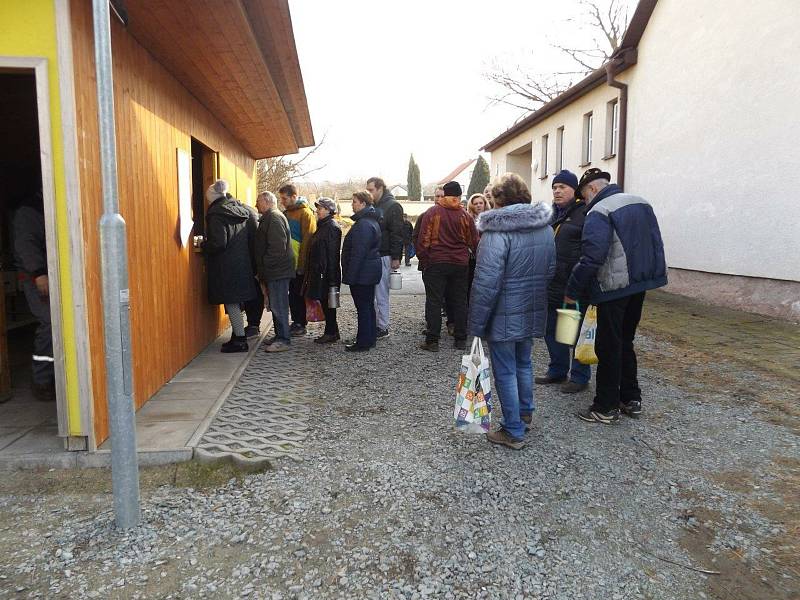 Ohlédnutí za obecní zabijačkou v Cetkovicích v roce 2020. Foto: archiv obce