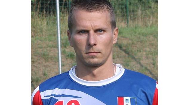 Záložník FK Blansko Jan Nečas.