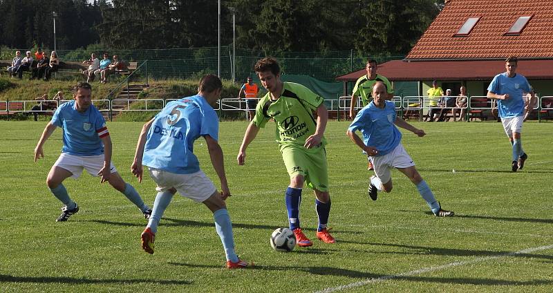 Fotbalisté Vilémovic porazili v posledním domácím zápase Slavkov 3:2.