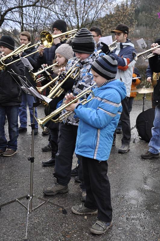 Muzikanti při Předvánočním koledování navštívili například Velké Opatovice, Borotín, Vanovice nebo Světlou.