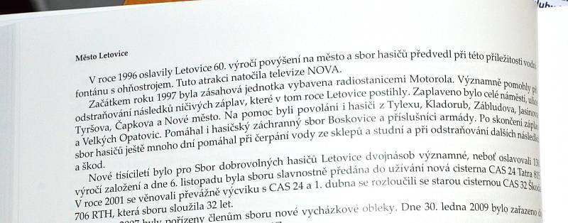 Povodně v červenci 1997 v Letovicích na Blanensku.