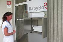 Babybox v boskovické nemocnici.