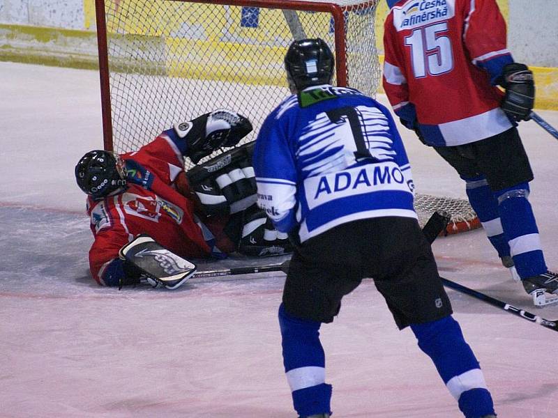 Hokejisté Sloupu porazili Adamov.