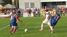 Fotbalisté Blanska  porazili Kuřim 2:1 a jsou v čele krajského přeboru.