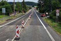 Silnici v Lažanech na hlavním tahu I/43 mezi Brnem a Svitavami opravili dřív.