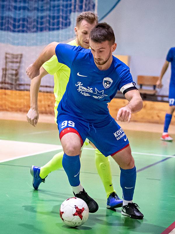 V letošním posledním kole futsalové divize E prohrál Pro-STATIC Blansko (žluté dresy) doma s FC Kloboučky 5:10.