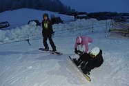 Lyžování v Olešnici na Blanensku. Snímky se zahájení sezony 8. prosince loňského roku.