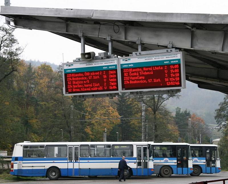 Autobusové nádraží v Blansku