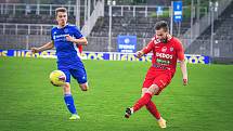 3. kolo Mol Cupu: Zbrojovka Brno (červená) - Vysočina Jihlava 1:0. Foto: FC Zbrojovka Brno/Martin Tajč