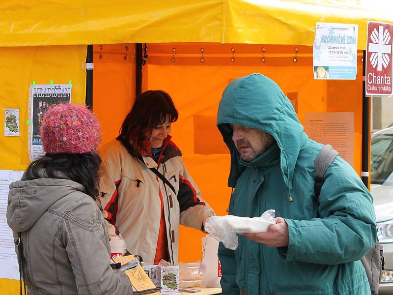 Pracovníci Oblastní charity Blansko připravili akci s názvem Hromniční zima.