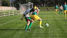 Fotbalisté Rájce-Jestřebí remizovali se Soběšicemi 2:2. Hosté proměnili jen jednu ze dvou penalt, druhou chytil Radim Polák.