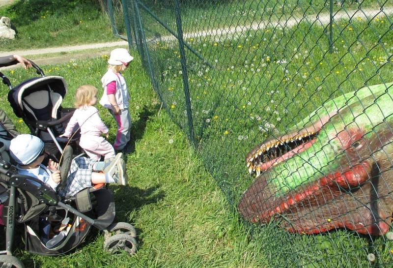 Dinosauři, kteří byli v Boskovicích k vidění dva roky, brzy zmizí. 