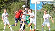 Ve 22. kole Fortuna Moravskoslezské ligy remizovali fotbalisté FK Blansko s 1. FC Slovácko B 1:1.