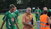 Fotbalisté Rájce-Jestřebí prazili v krajském poháru Slatinu 3:2.