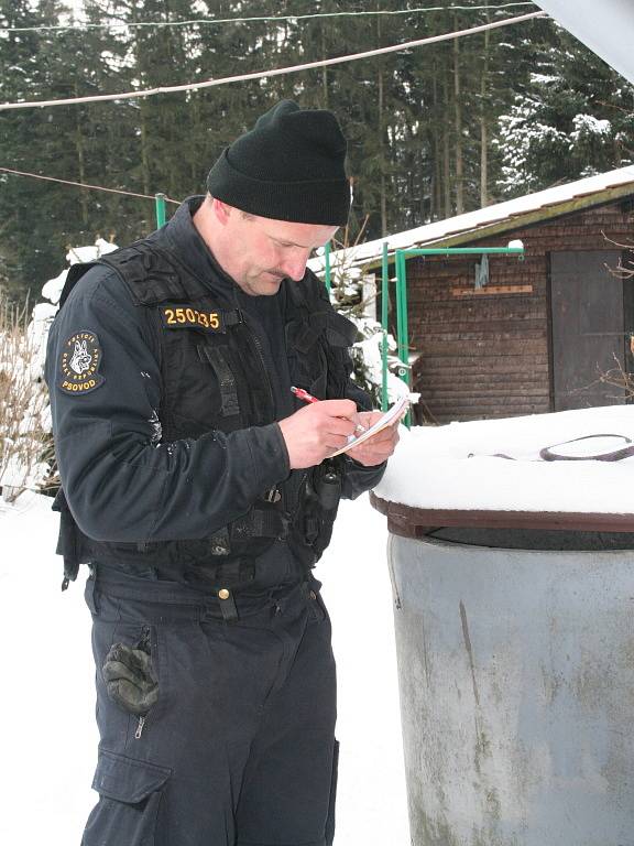 Preventivní akce policie v Jedovnicích