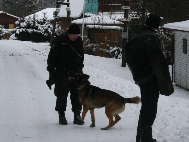 Preventivní akce policie v Jedovnicích