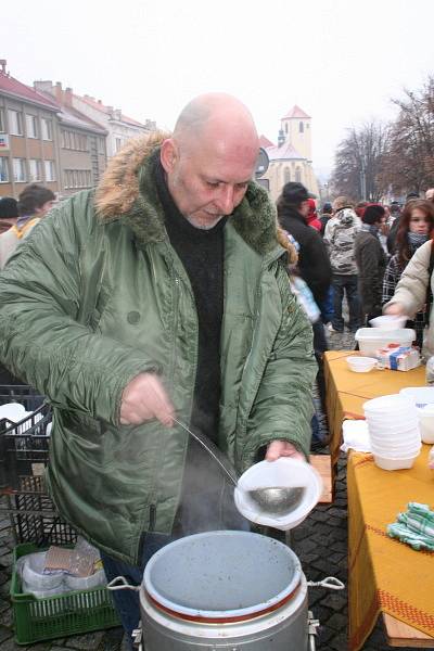 Vánoční polévka v Boskovicích