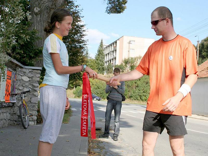 Sletová štafeta neminula ani Jedovnice.