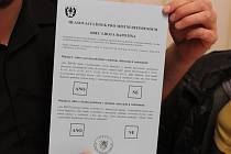 Ve Lhotě Rapotině lidé kromě volby prezidenta hlasovali i v místním referendu.