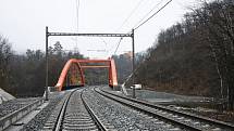 Proměna železničních mostů u Adamova na Blanensku při rekonstrukci železničního koridoru Brno - Blansko.
