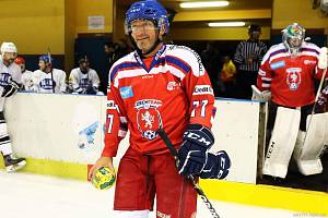 Vladimír Šmicer v hokejovém dresu Czech Teamu 96.