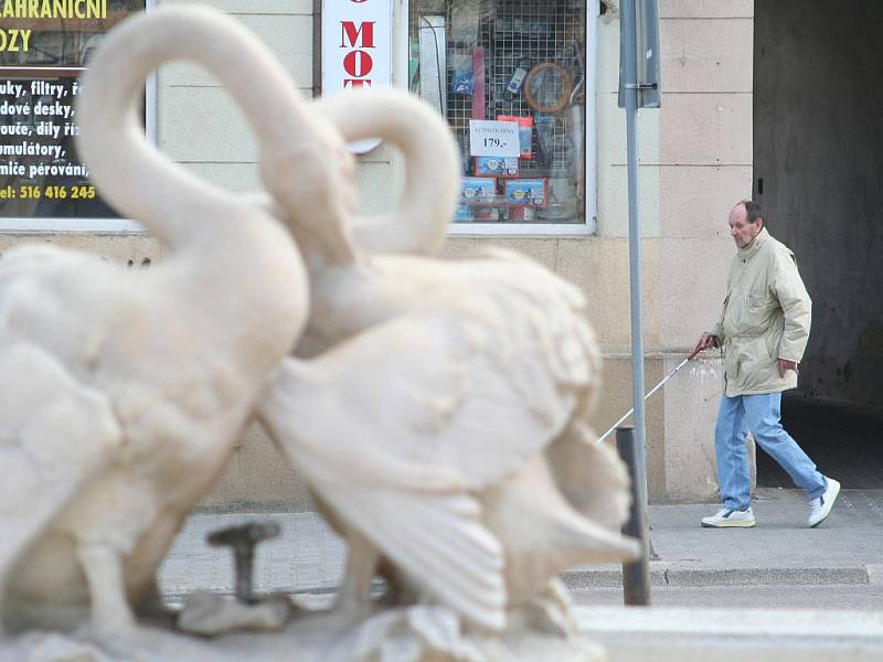 Vodicí pes. Neocenitelný pomocník nevidomých. Umění těchto čtyřnohých průvodců viděli lidé v pátek na tradiční soutěži vodicích psů Cesta ve tmě. Ta se v Blansku konala ji poosmé. 