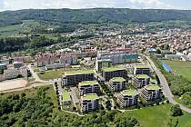 V blanenském sídlišti Písečná chce dvojice developerů postavit devět bytových domů s více než čtyřmi stovkami bytů.