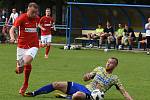 V dalším kole divize prohráli fotbalisté MSK Břeclav (žluté dresy) s FK Blansko 1:4.