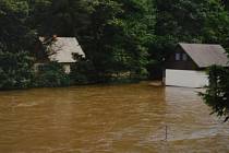 Povodně v červenci 1997 v Adamově na Blanensku.