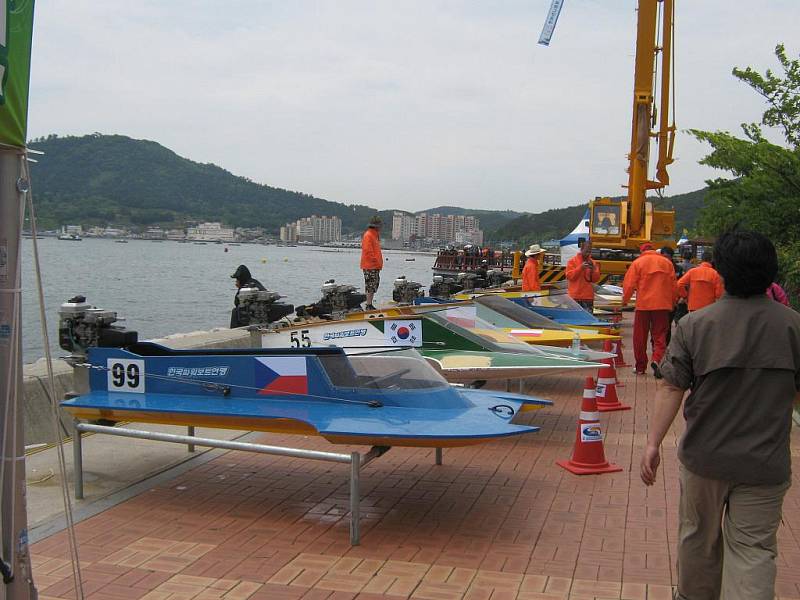 Marcel Haase z Jedovnic vyhrál podruhé Velkou cenu Jižní Korei motorových člunů.