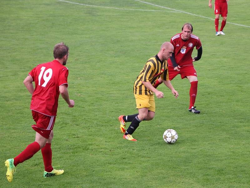 Fotbalisté Jedovnic prohráli v pohárovém zápase s Boskovicemi 3:4. Neproměnili přitom další šance.