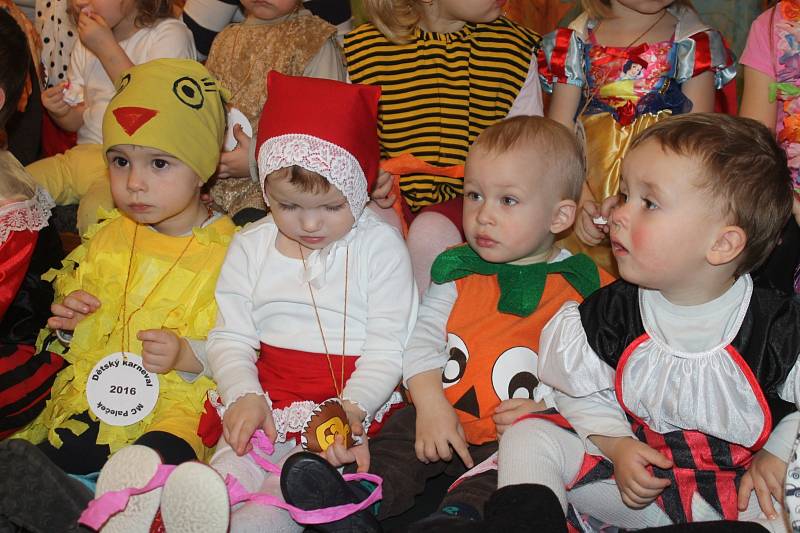 Karneval pro nejmenší děti v blanenském Dělnickém domě ve středu pořádalo mateřské centrum Paleček.