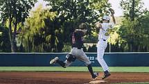 Baseball - nadstavba o extraligu: Olympia Blansko (v bílém) - SaBaT Praha (v černém) 1:2 - 31. července