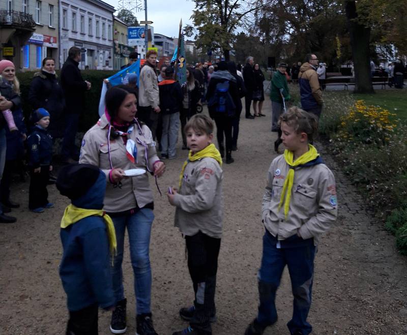 Vzpomínkový ceremoniál se konal na náměstí Svobody v Blansku.