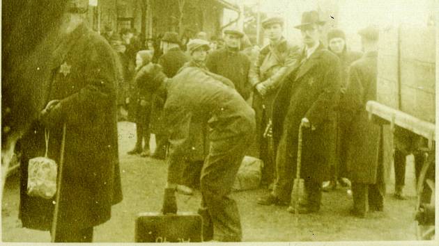 Transport Židů z Boskovic a okolí v březnu 1942.