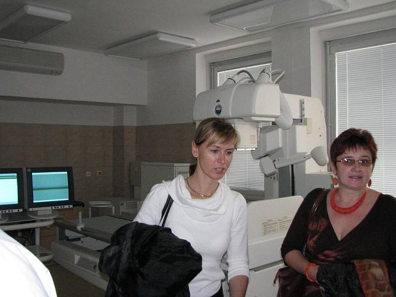 Slavnostní otevření nově zařízené radiologické oddělení boskovické nemocnice.