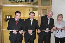 Slavnostní otevření nově zařízené radiologické oddělení boskovické nemocnice.