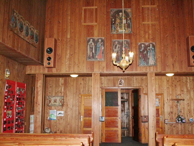 Dřevěný kostelík v Blansku