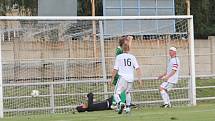 Fotbalisté Rájce-Jestřebí prazili v krajském poháru Slatinu 3:2.