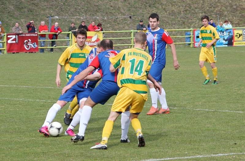 Mutěnice vyhrály v Blansku 3:0.