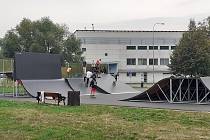 Blanenští otevřeli nový skatepark na Sportovním ostrově Ludvíka Daňka.