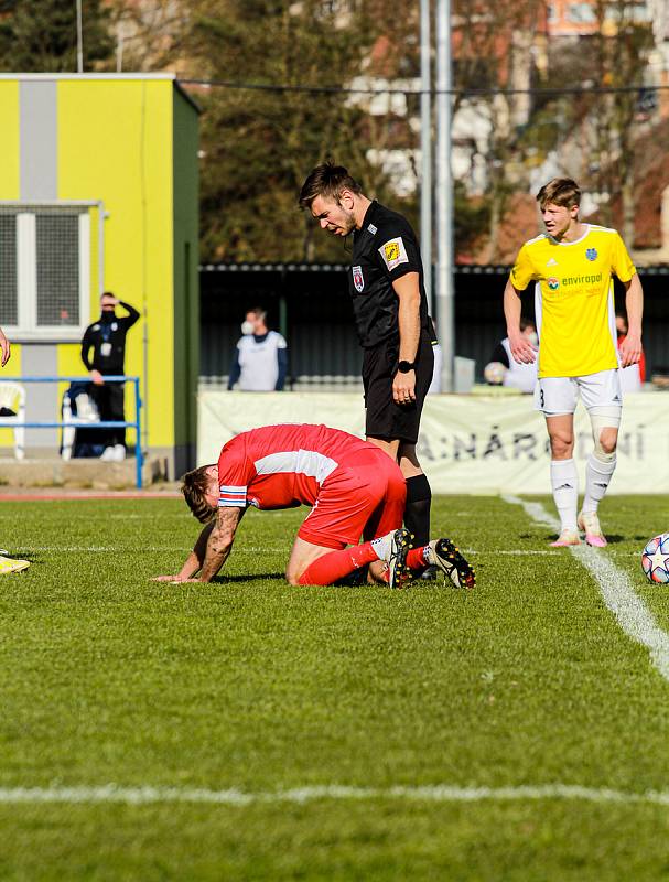 Blanenští fotbalisté prohráli ve 20. kole FORTUNA:NÁRODNÍ LIGY na domácím hřišti s Jihlavou 1:3.