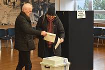 Druhé kolo prezidentských voleb v Adamově na Blanensku.