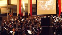 Na zimním stadionu v Blansku se v sobotu večer konal galakoncert Carmina Burana ke 150. výročí založení smíšeného pěveckého sboru Rastislav.