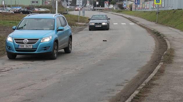 Ulice Chrudichromská v Boskovicích.