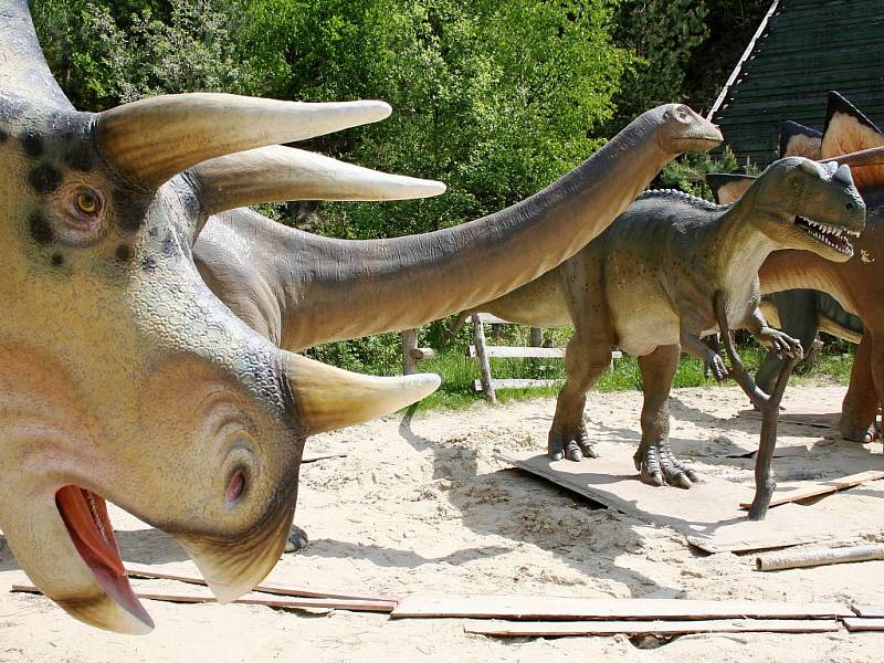 Do boskovického westernového městečka se nastěhovali dinosauři. Několik modelů pravěkých kolosů stojí již nyní v tamním velkém amfiteátru. Vedení western parku chce v městečku v budoucnu totiž udělat nové lákadlo pro turisty.