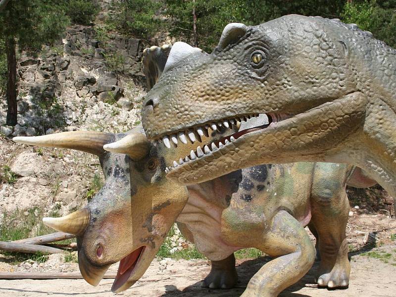 Do boskovického westernového městečka se nastěhovali dinosauři. Několik modelů pravěkých kolosů stojí již nyní v tamním velkém amfiteátru. Vedení western parku chce v městečku v budoucnu totiž udělat nové lákadlo pro turisty.
