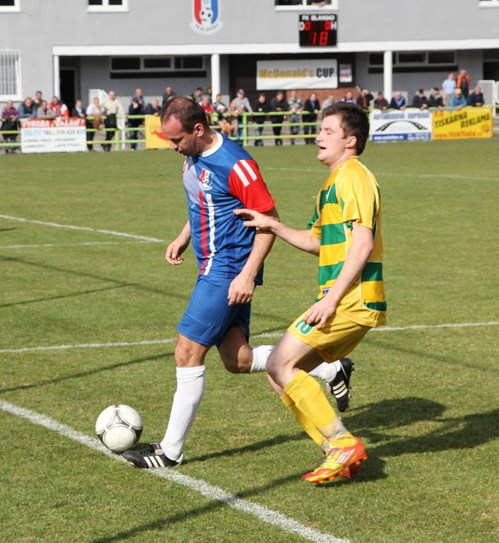 Mutěnice vyhrály v Blansku 3:0.