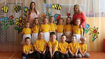 Děti ze třídy Motýlci z Mateřské školy Komenského Letovice.