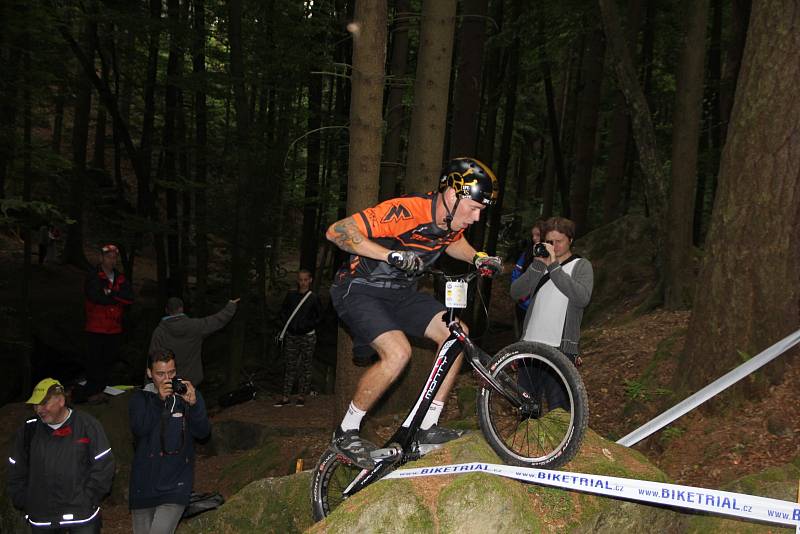 V Blansku na Palavě se jel závod mistrovství republiky v biketrialu.